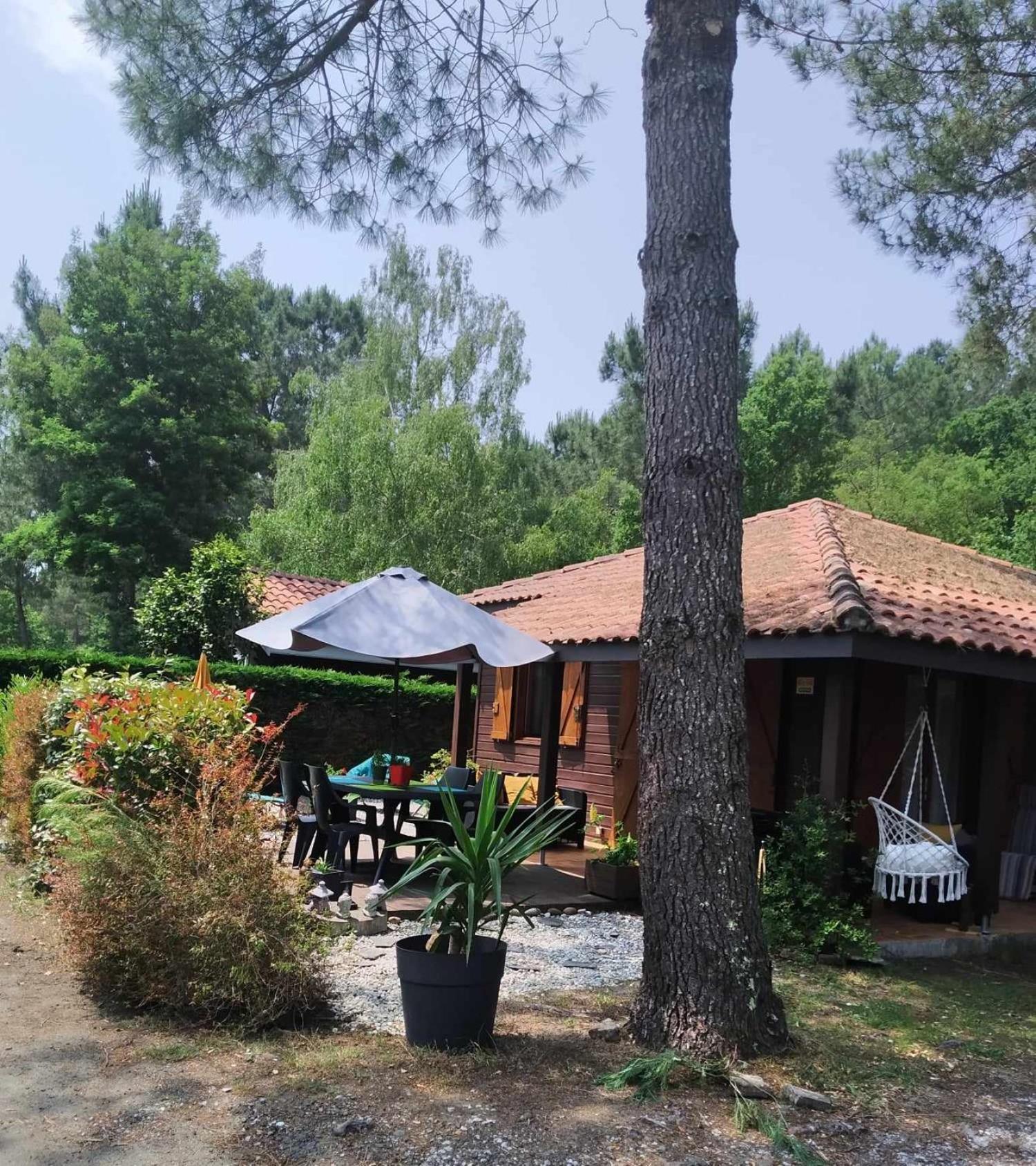 Chalet Camping Les Vignes Lit-et-Mixe Exterior foto
